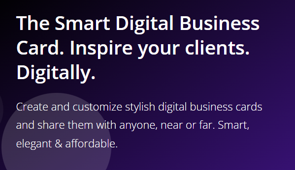 Digital Business Card Service